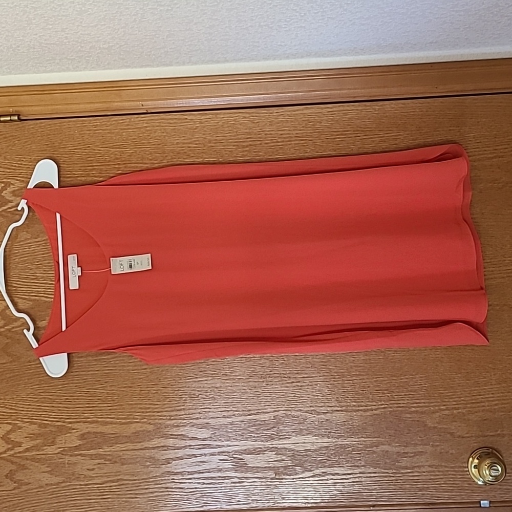 Orange Ann Taylor Loft dress